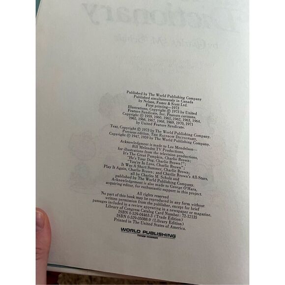 Charlie Brown dictionary vintage book set a-z - Picture 5 of 5